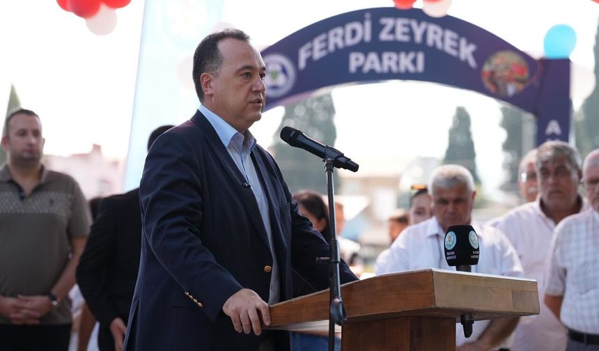 Ferdi Zeyrek Parkı açıldı