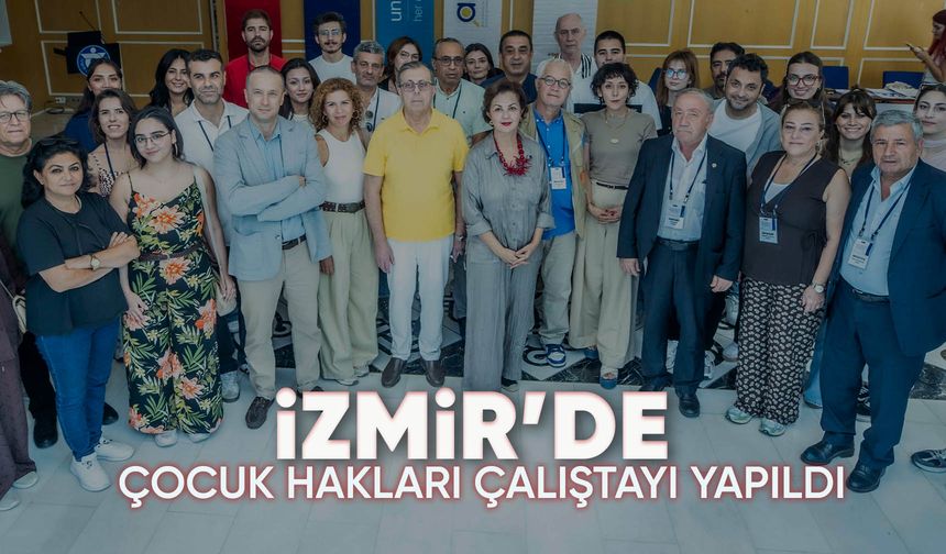İzmir'de gazeteciler çocuk hakları için bir araya geldi