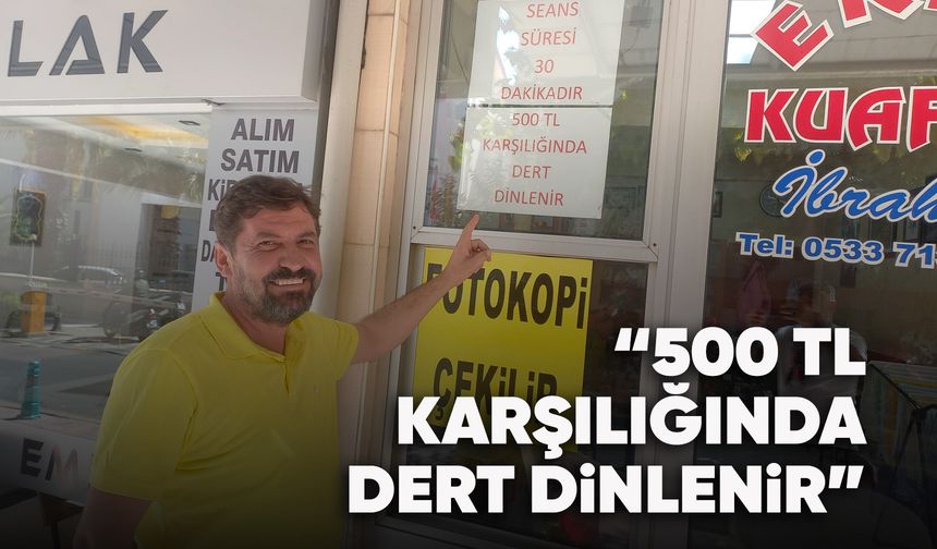 Manisalı Kuaför İbrahim’den esprili tarife