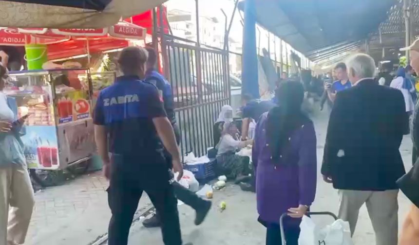 Turgutlu zabıtasından seyyar satıcılara engel