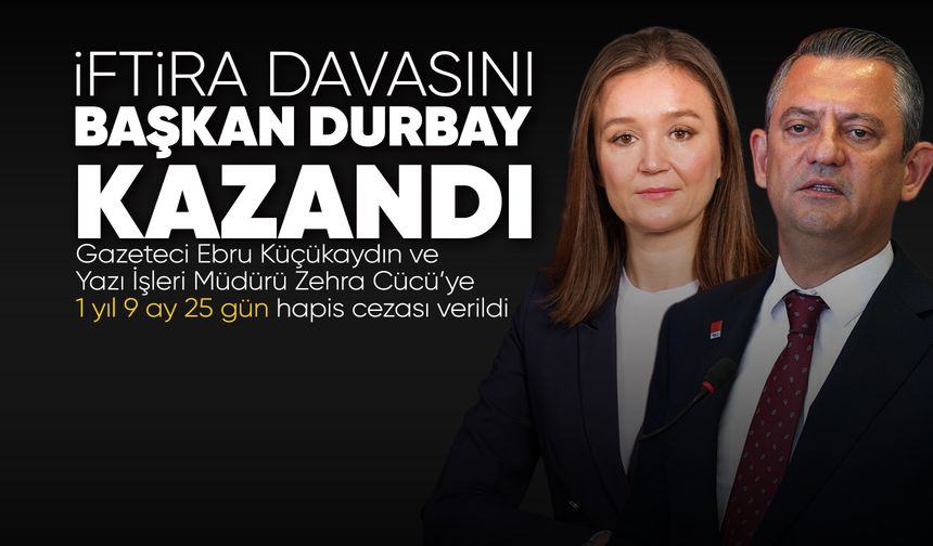 Gülşah Durbay'a iftira atanlara hapis cezası