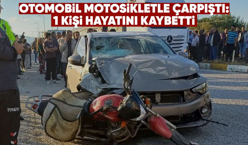 Manisa'da motosiklet sürücüsü feci kazada hayatını kaybetti