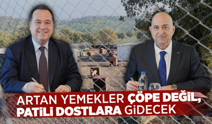 Manisa'da artan fabrika yemekleri can dostlarına gönderilecek