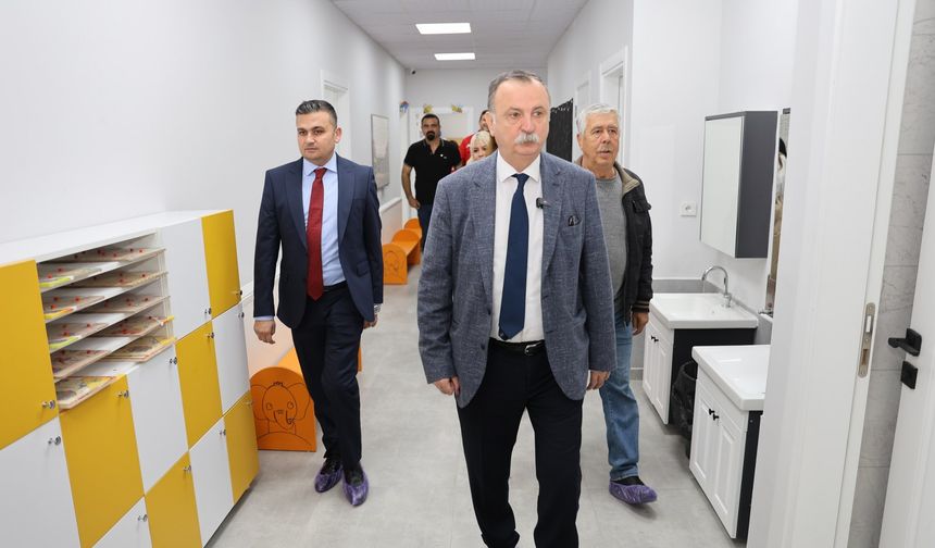 Başkan Balaban toplu açılış töreni öncesi incelemelerde bulundu