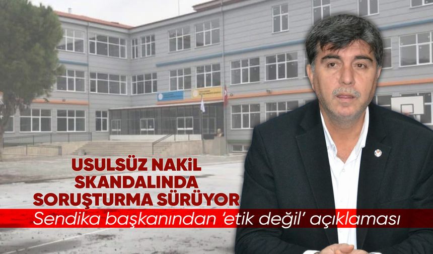 Manisa Eğitim-Bir-Sen'den 'usulsüz nakil' açıklaması