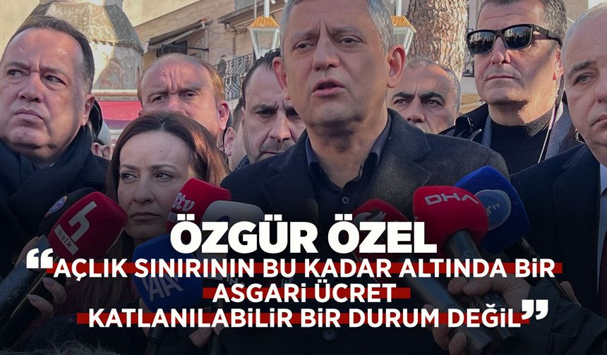 Özgür Özel: "2026 geçim yılı olmazsa, seçim yılı olur"