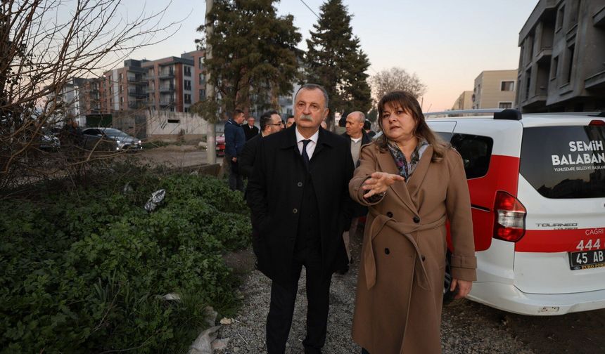 Semih Balaban Muradiye’deki altyapı çalışmalarını inceledi