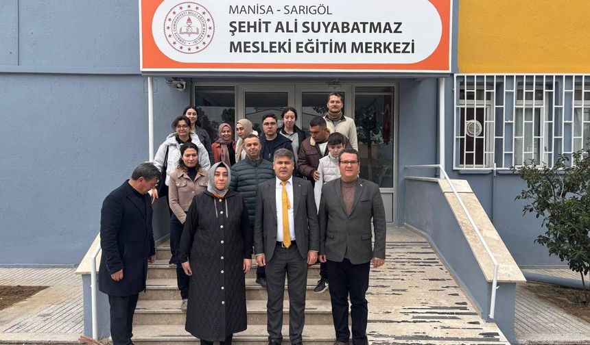 Sarıgöl’de meslek lisesine destek