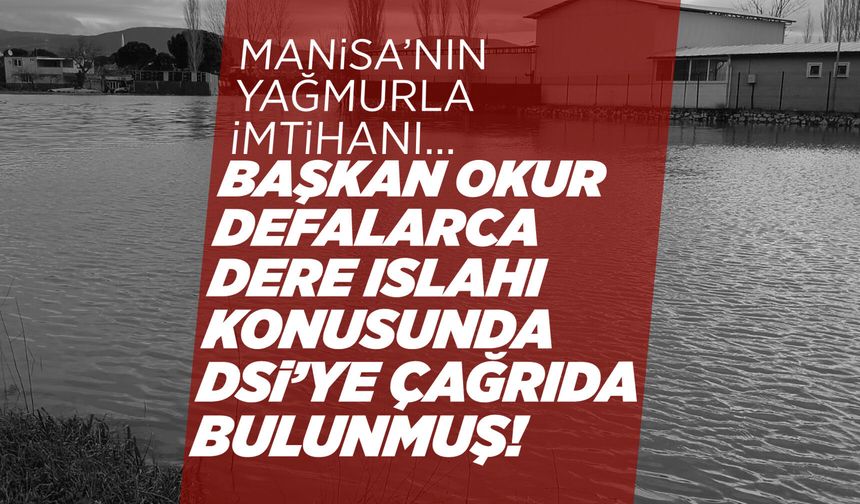 Manisa'da Bakırçay Deresi taştı: Sokaklar sular altında kaldı