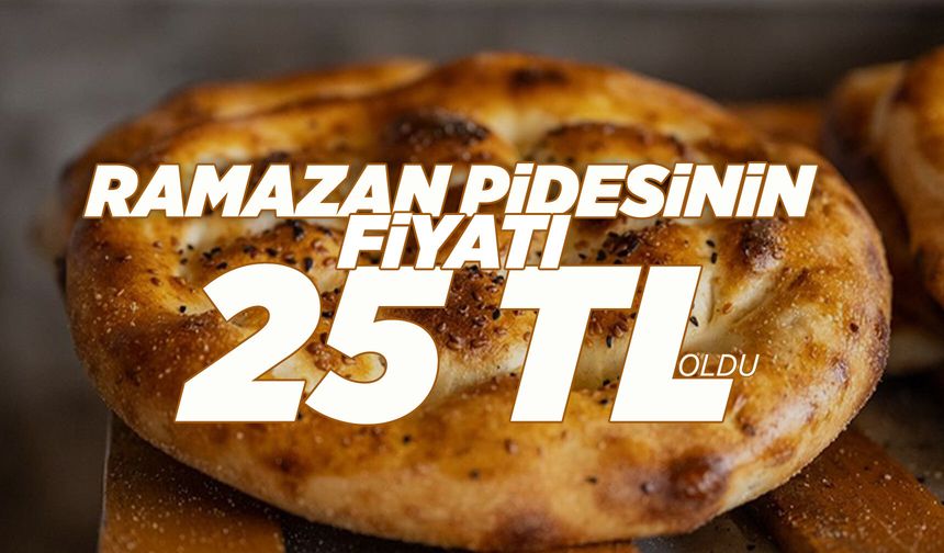 Manisa'da ramazan pidesi fiyatları belli oldu