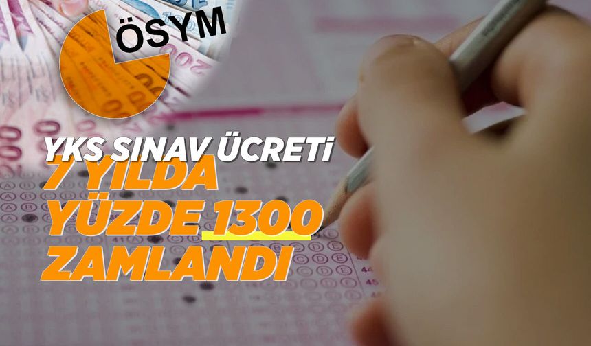 YKS sınav ücreti 700 TL oldu!