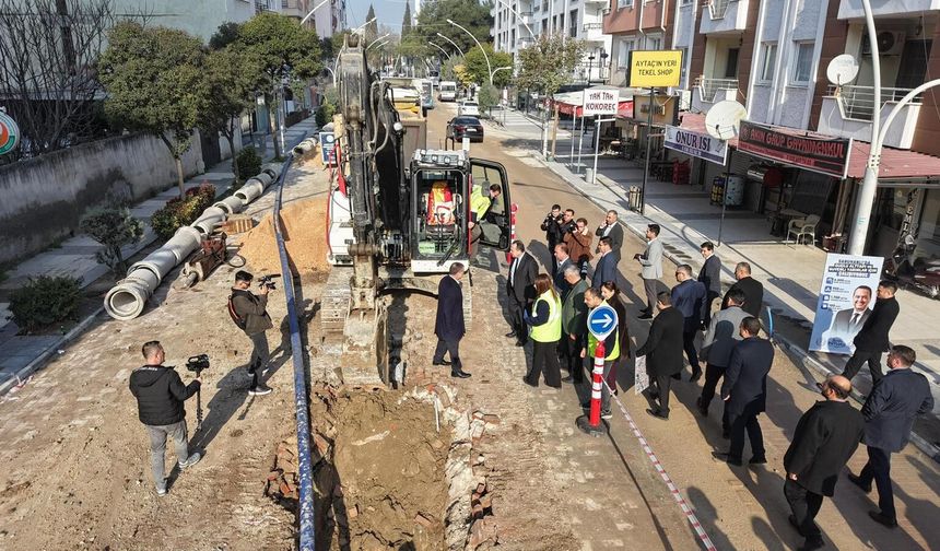 Büyükşehir'den Saruhanlı'ya 22 milyonluk altyapı yatırımı