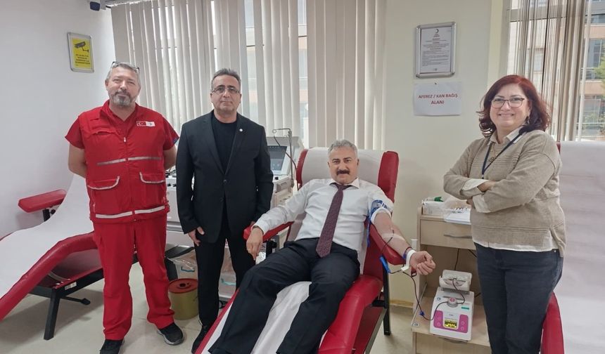 Emniyet Müdürü Aktaş 13 yılda 23 kez kan verdi