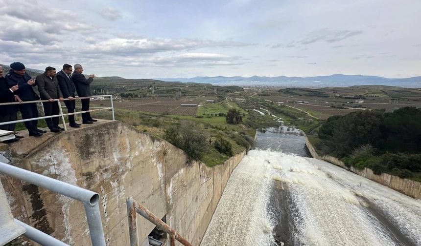 Manisa Afşar Barajındaki doluluk sevindirdi