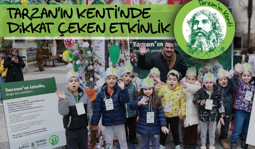 Spil’den toplanan atıklar “Atık Ağacı”na dönüştü