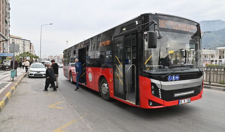 Manisa’da bayram süresince toplu ulaşım ücretsiz olacak