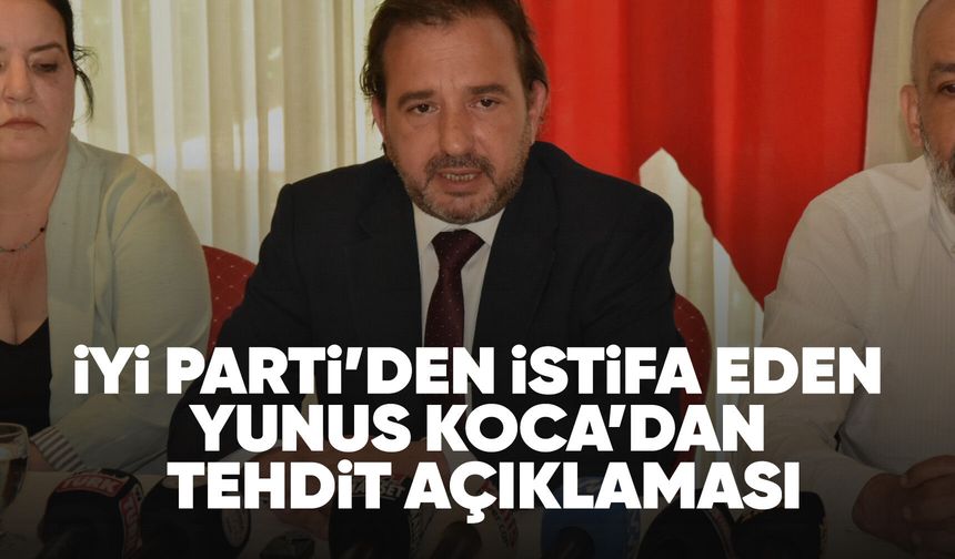 Yunus Koca istifa ve tehdit iddialarına yanıt verdi