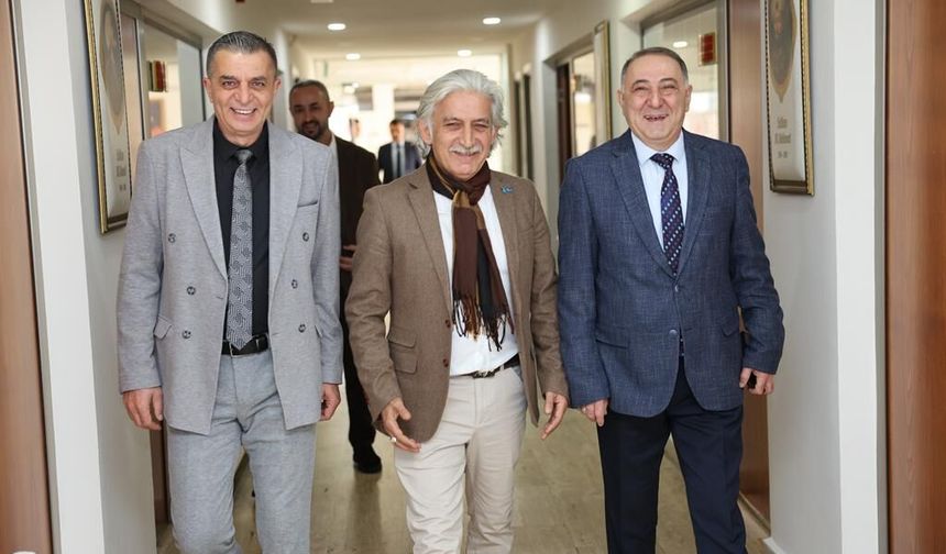 Kaymakam Fatih Genel, Hakan Şimşek'i ziyaret etti