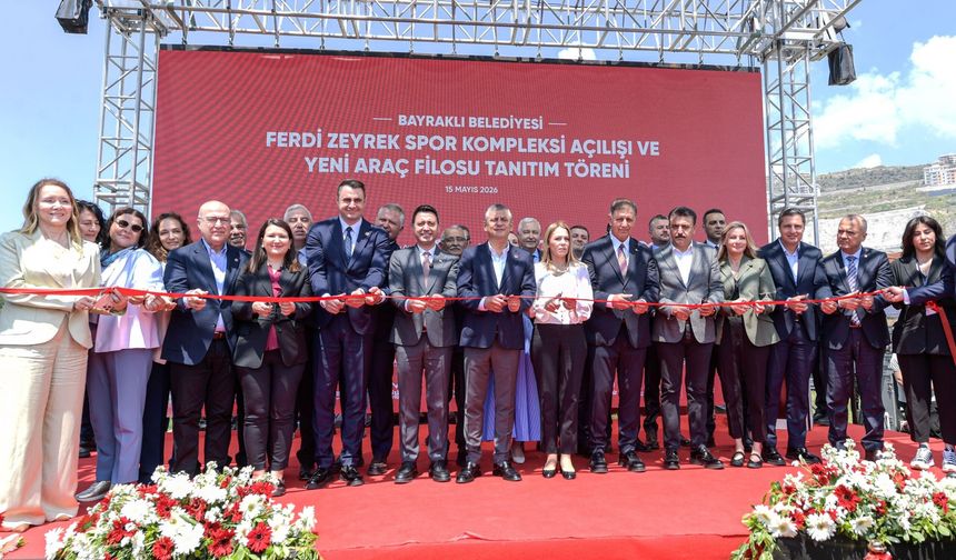 İzmir'de Ferdi Zeyrek Spor Kompleksi açıldı