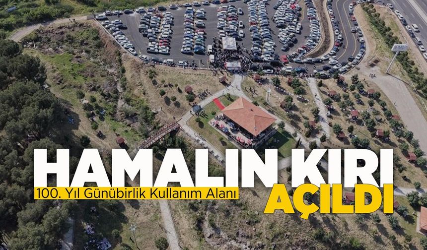 Şehzadeler'de Hamalın Kırı hizmete açıldı