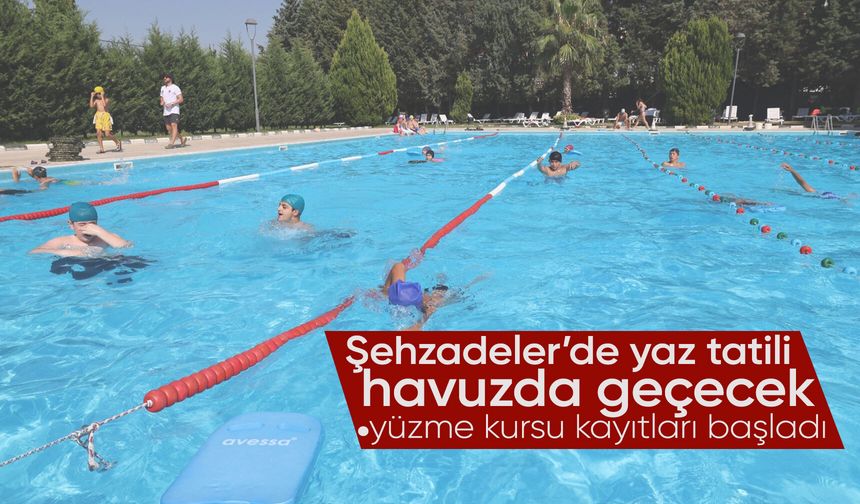 Şehzadeler'de yüzme kursları başlıyor