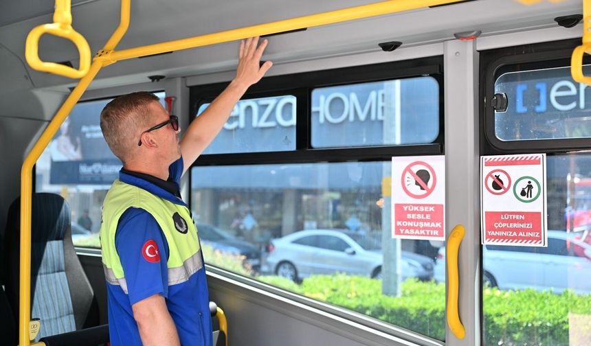 Manisa'da toplu taşımaya klima denetimi