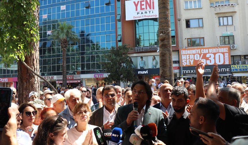 YENİ Parti’ye en büyük destek Denizli’den