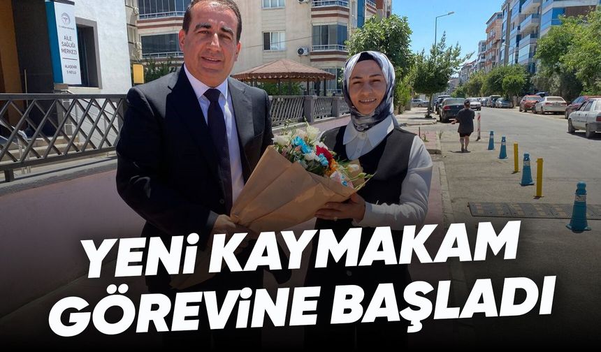 Alaşehir'in yeni kaymakamı göreve başladı