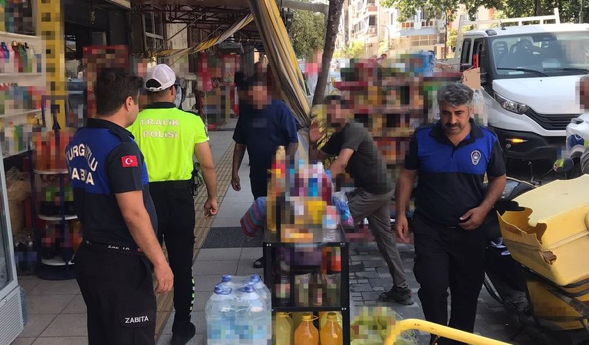 Turgutlu’da kaldırım işgallerine geçit yok