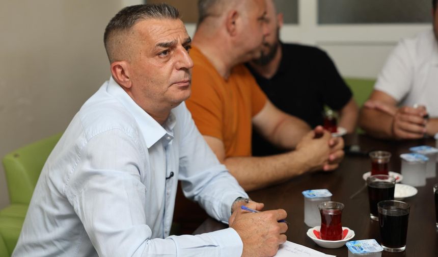 Başkan Şimşek sahaya indi, ekiplerle çalışmaları değerlendirdi