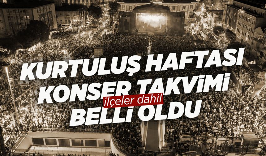 Manisa'da Kurtuluş Haftası boyunca hangi sanatçılar sahne alacak?