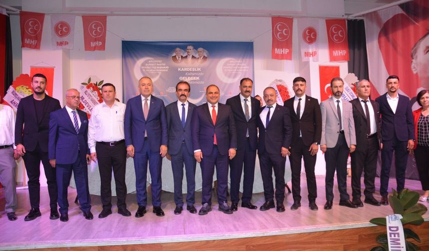 MHP Demirci İlçe Başkanı Veysel Çınar oldu