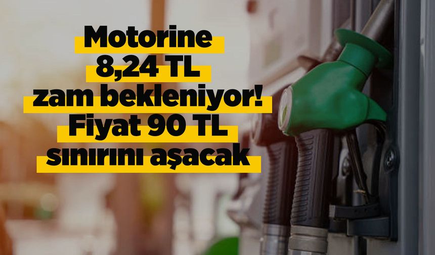 Motorinin litre fiyatı 90 TL'yi geçecek!