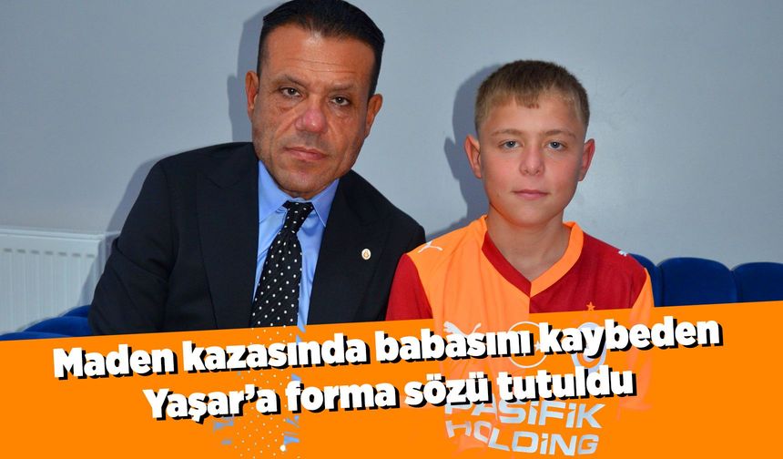 Dinçer Azaphan Yaşar'a formasını verdi