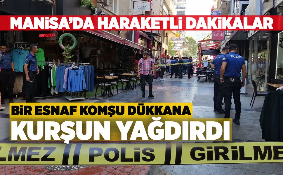 Manisa'da 2 esnafın kavgası kanlı bitti