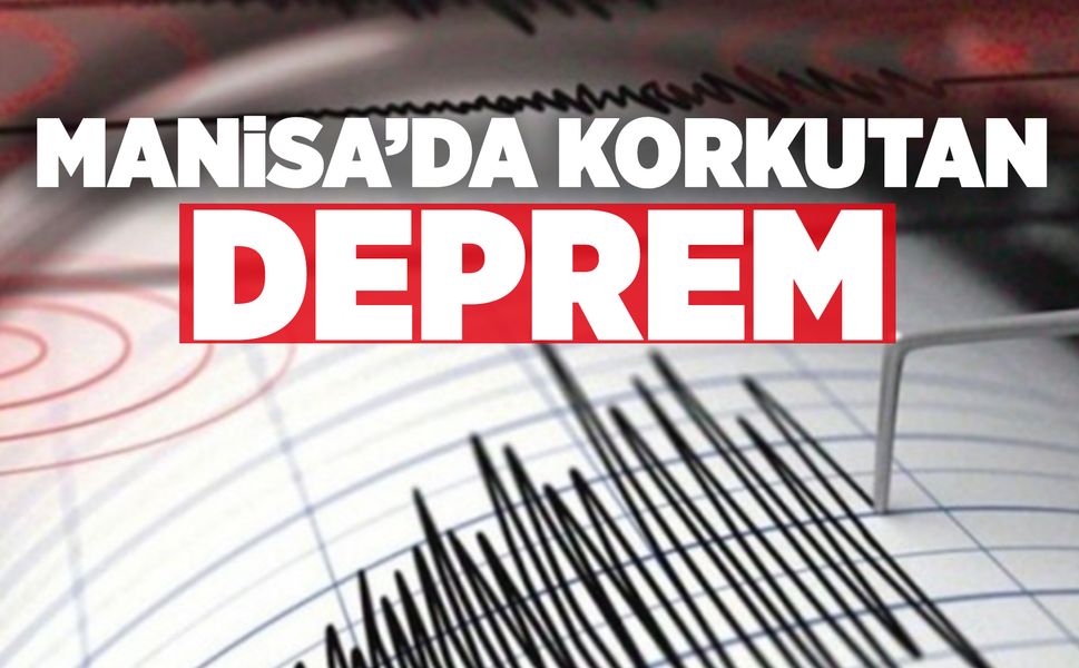 Manisa'da peş peşe 2 deprem meydana geldi