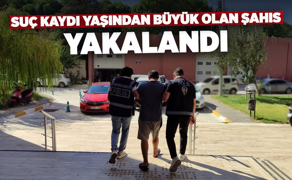 Manisa'da 29 ayrı suç kaydı olan şahıs kovalamaca sonucu yakalandı