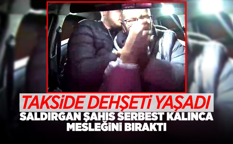 Manisa'da taksiciye dehşeti yaşatan gaspçı serbest bırakıldı