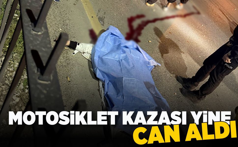 Manisa'da feci motosiklet kazasında bir genç hayatını kaybetti