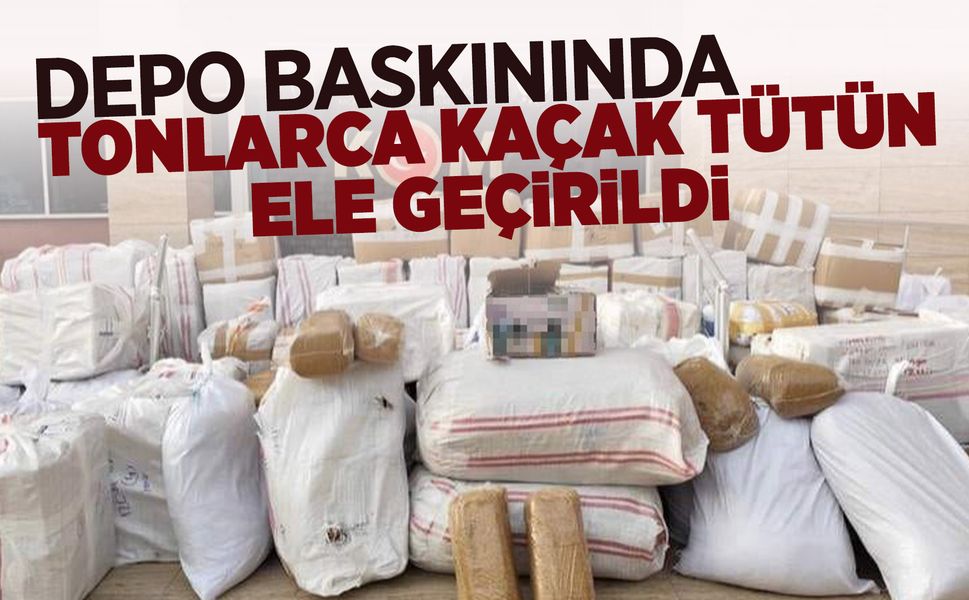 Manisa'da 2 ton kaçak tütün ele geçirildi