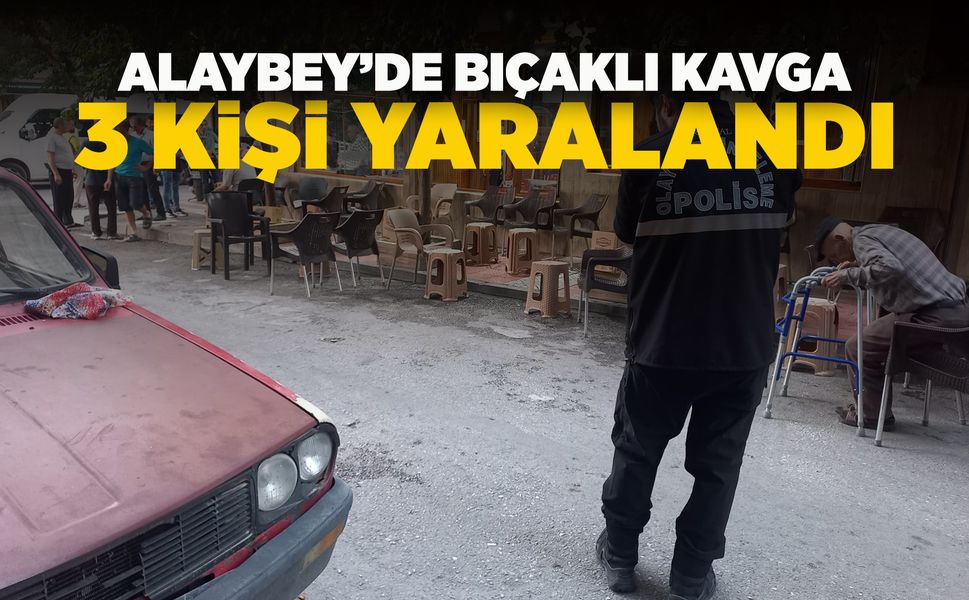 Manisa'da çıkan bıçaklı kavgada 3 kişi yaralandı