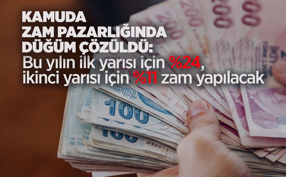 600 bin kamu işçisi için anlaşmaya varıldı