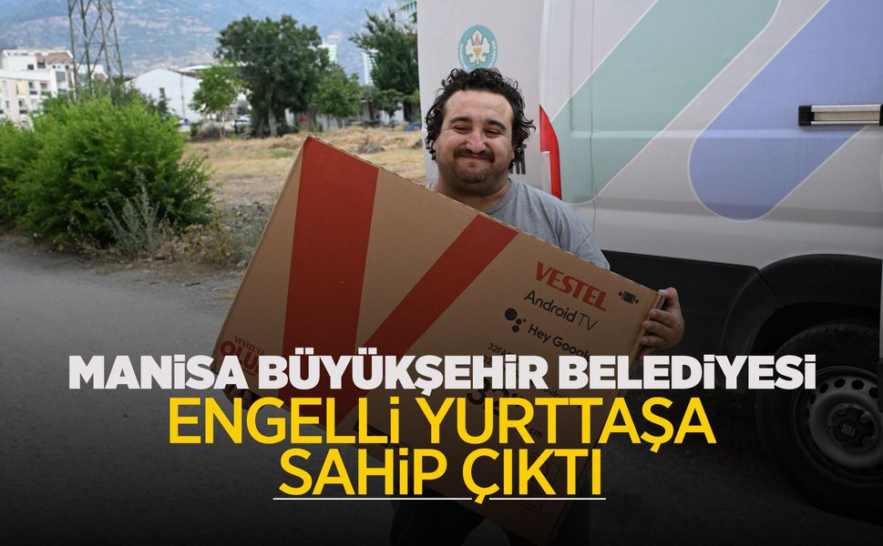 Büyükşehir’den engelli yurttaşa destek