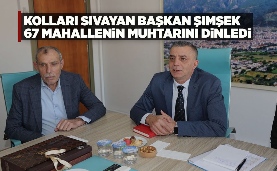 Başkan Şimşek, daha iyi bir Şehzadeler için kolları sıvadı