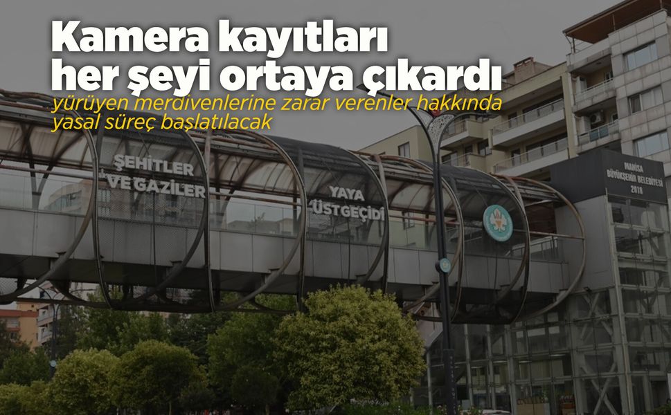 Manisa'da yürüyen merdivenler neden bozuluyor?