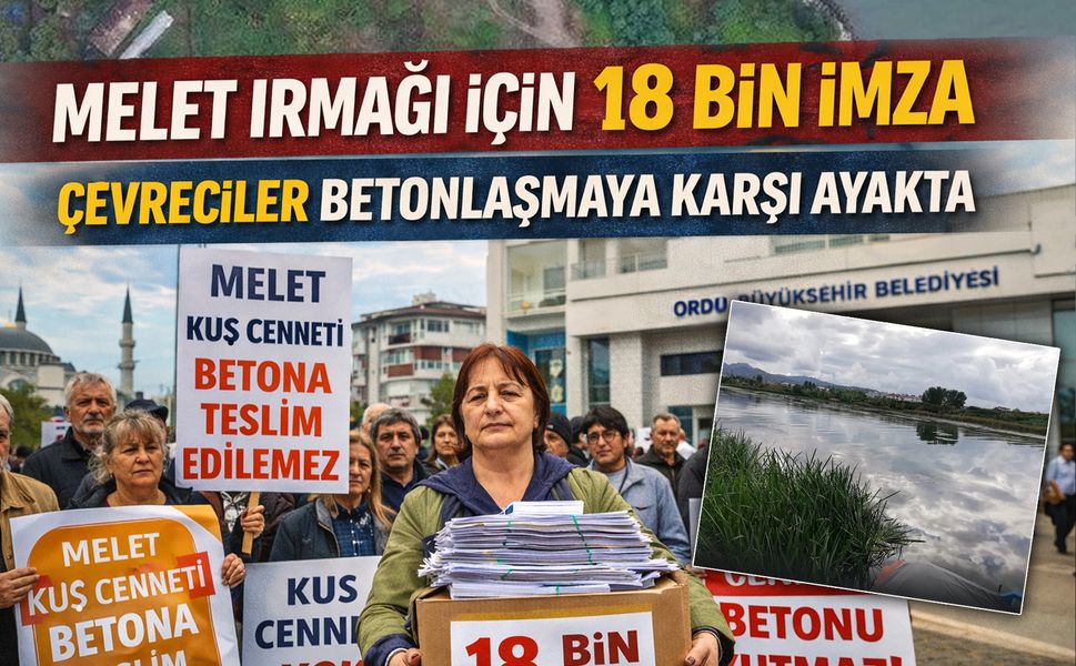 AKP’li belediyeye Melet Irmağı tepkisi: 18 bin imza toplandı