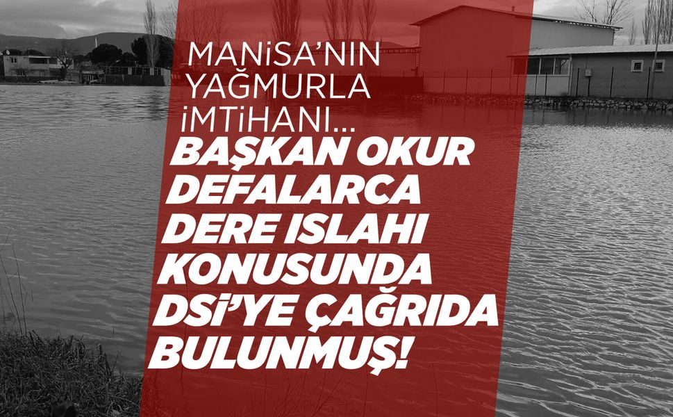 Manisa'da Bakırçay Deresi taştı: Sokaklar sular altında kaldı