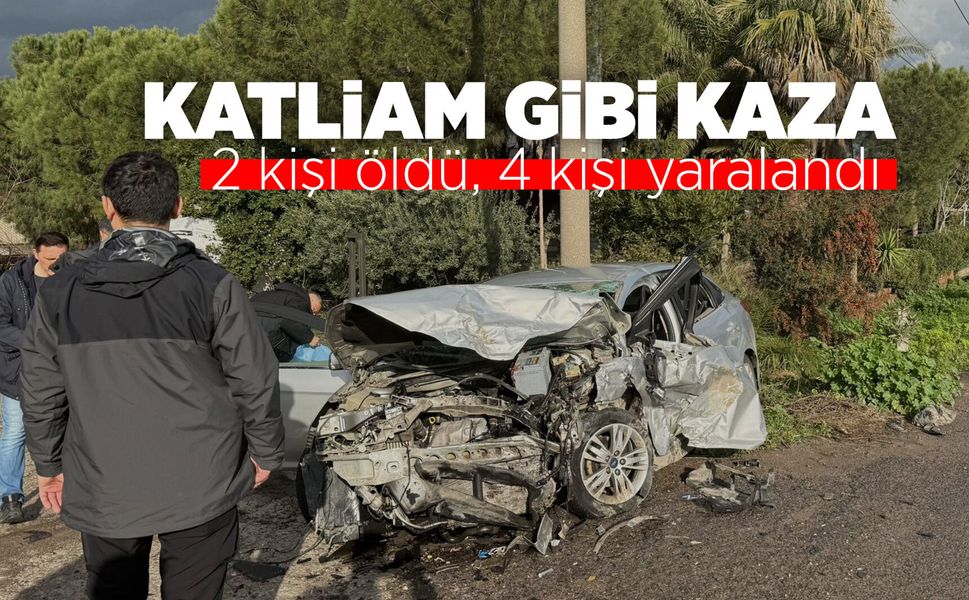 Manisa'da zincirleme kaza: 2 ölü, 4 yaralı