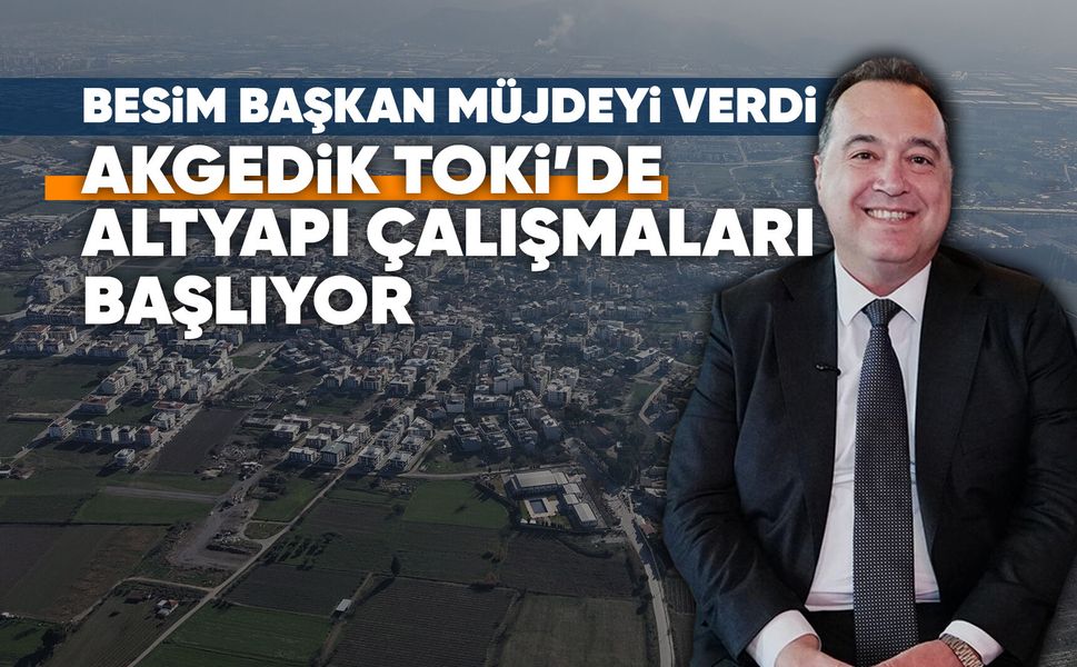 Akgedik TOKİ’de altyapı çilesi son buluyor