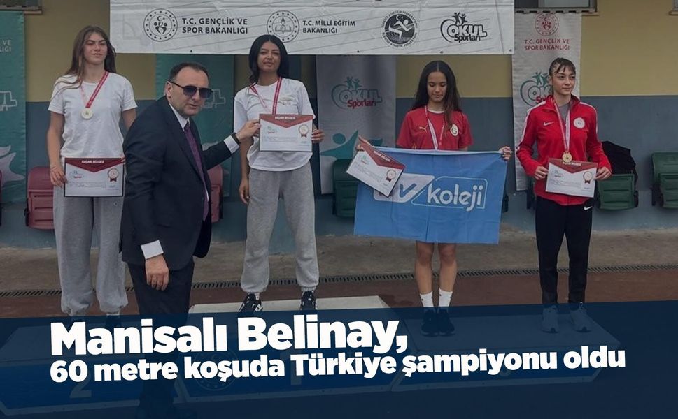 Manisalı Belinay, Türkiye'nin en hızlısı oldu